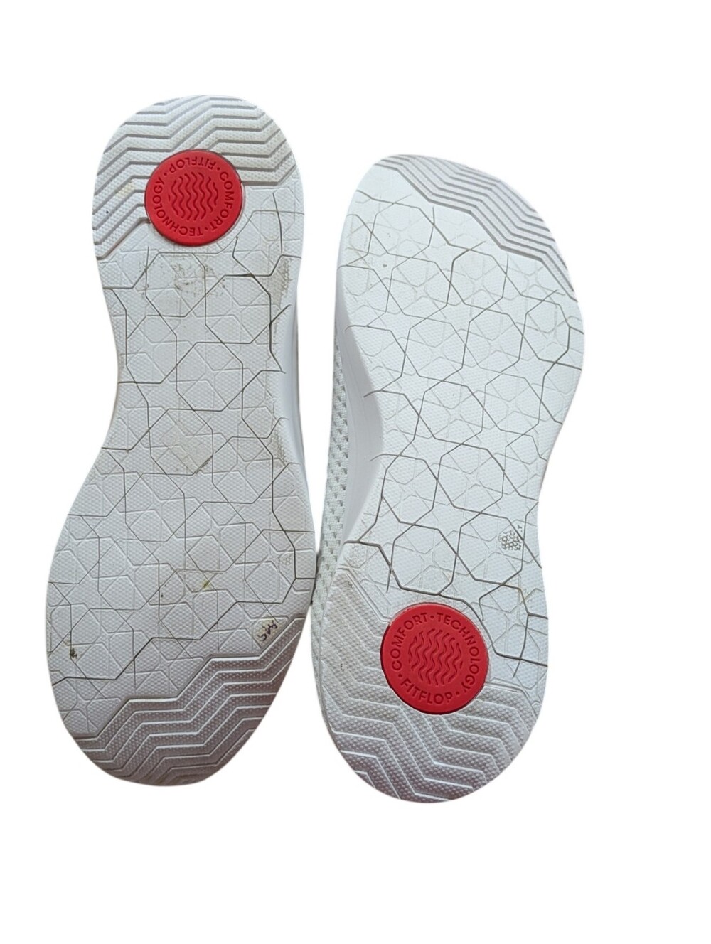 FitFlop Airmesh Ballerinas Urban White Slip On's Size 7 - Picture 8 of 14